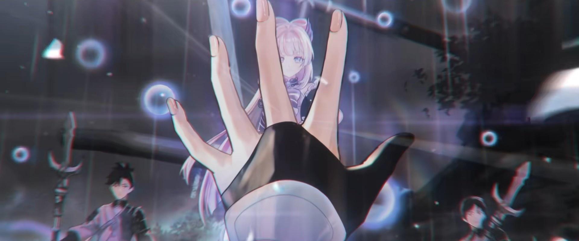 The scene where Lumie leads the resistance in the Inazuma main storyline